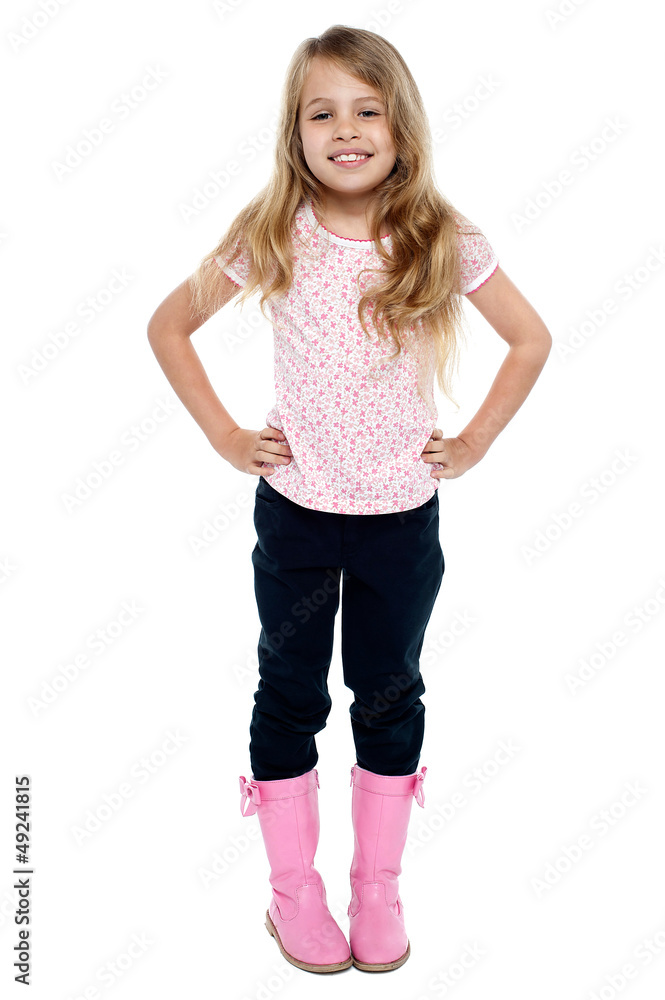 Stylish portrait of a confident young girl Stylish portrait of a confident young girl