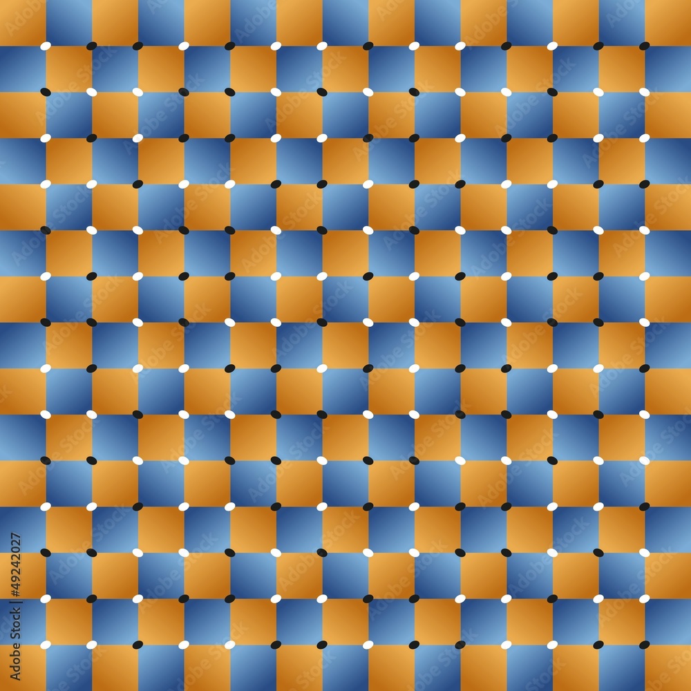 Fototapeta premium Optical illusion square