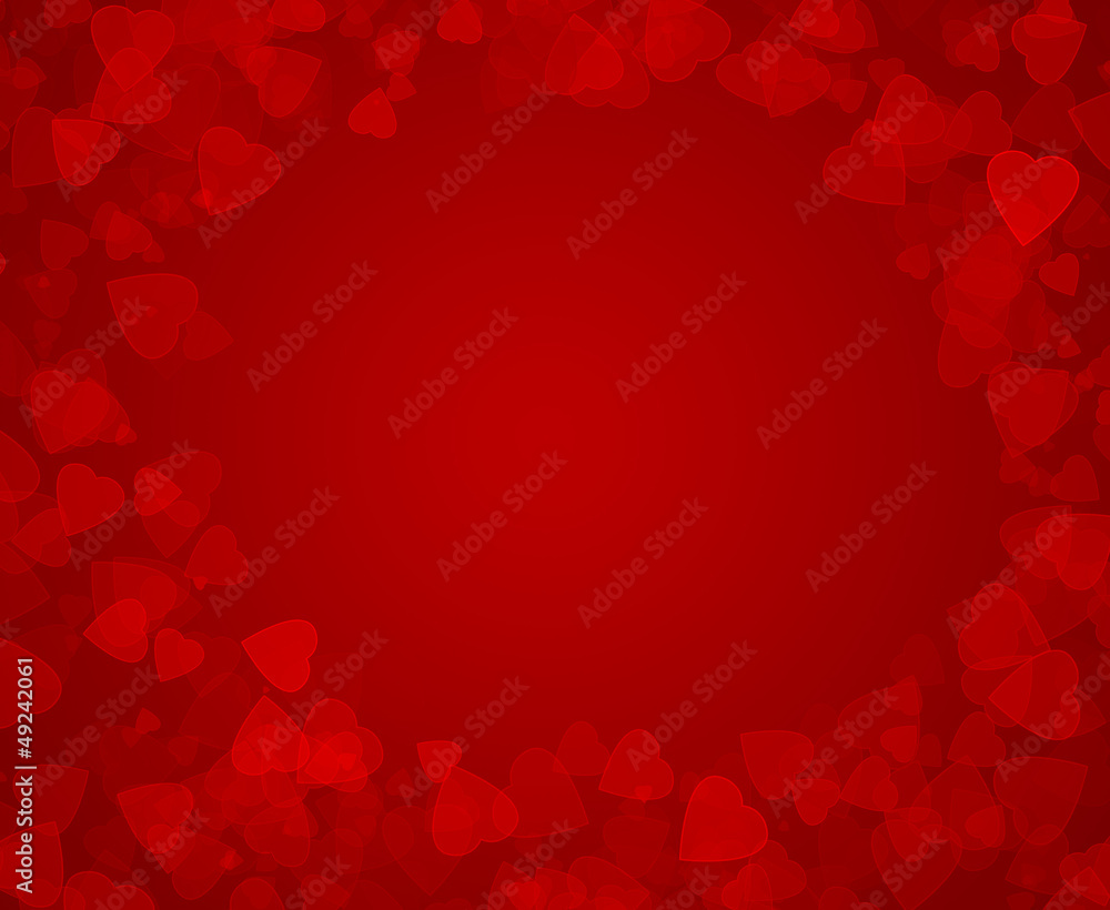 heart background for Valentine's day