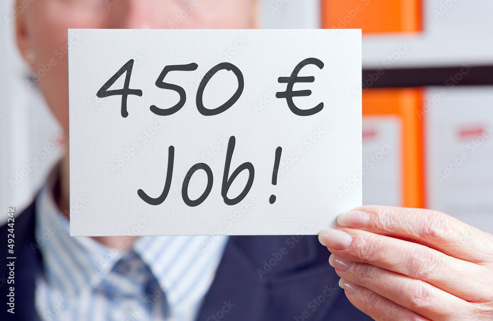 450 Euro Job Stock-Foto  Adobe Stock