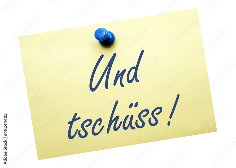 Und Tschüss ! - Stock - GamesAgeddon