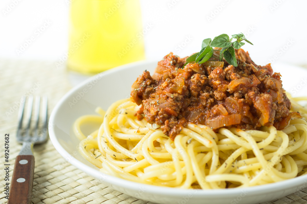 pasta spaghetti bolognese with tomato and meat sauce pasta spaghetti bolognese with tomato and meat sauce