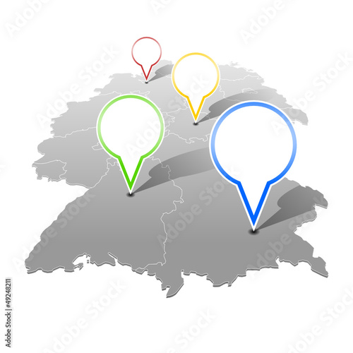 deutschlandkarte poi II