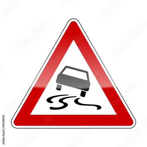 verkehrszeichen v2 schleudergefahr I