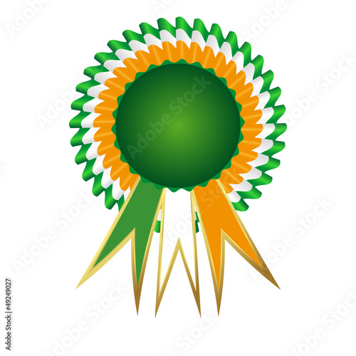 Medal with symbols of Ireland