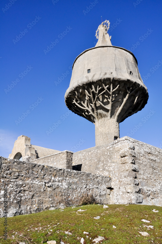 Monument to the Virgin of Peña, Orduña (Spain)
