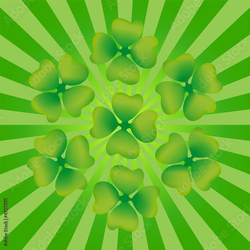 Clover symbol of St. Patrick's Day