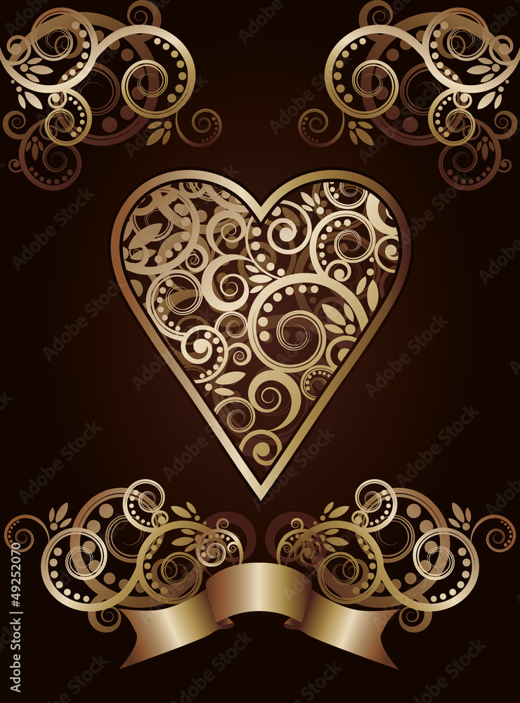 Heart ace poker playing cards, vector illustration Heart ace poker playing cards, vector illustration