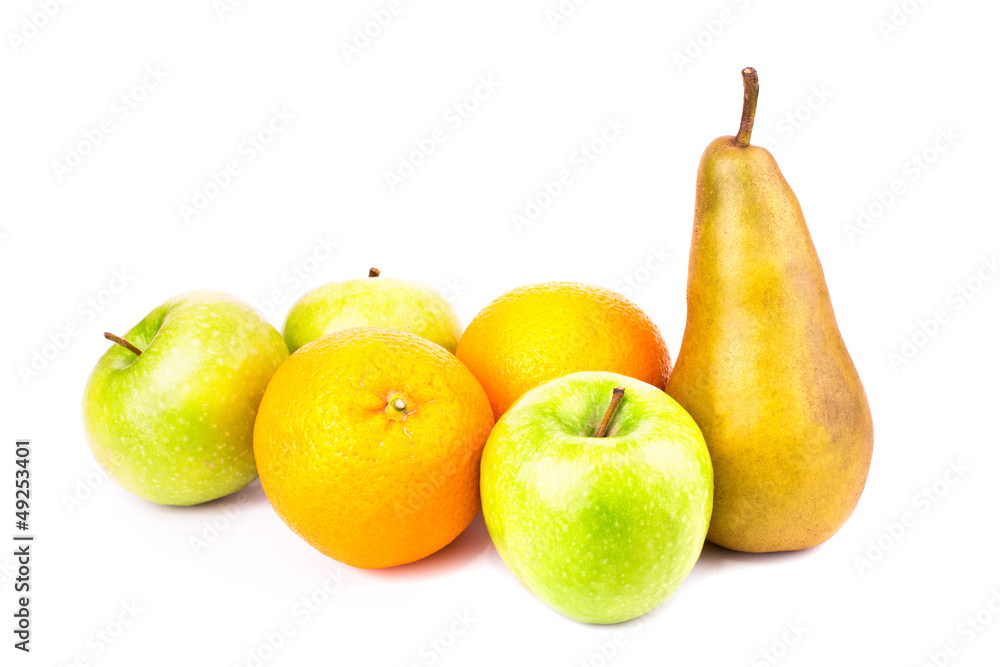 Set of fresh fruits. Healthy eating, diet concept Set of fresh fruits. Healthy eating, diet concept