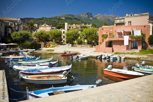 Beautiful village of Erbalunga, Corsica, France