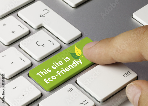 This site is Eco-Friendly keyboard key. Finger