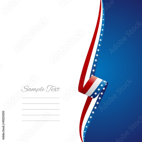 US right side brochure cover vector