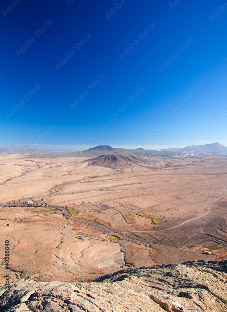 Naklejka premium Fuerteventura, view from Tindaya