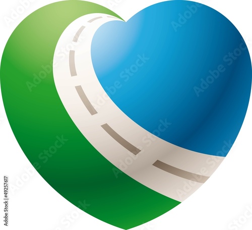 Logo love travel