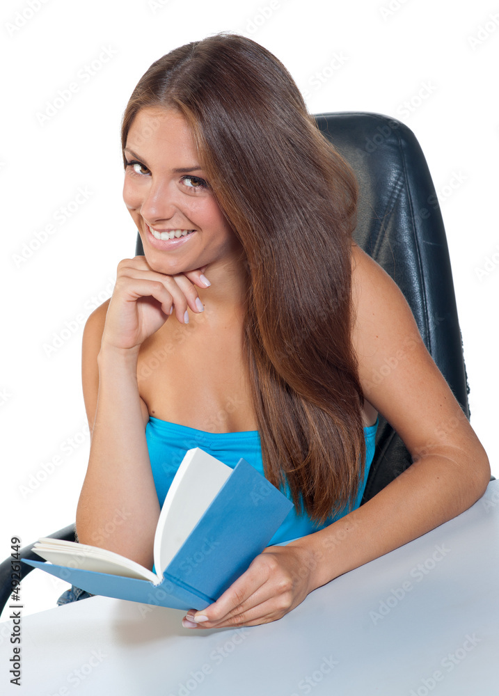 teen girl reading book teen girl reading book