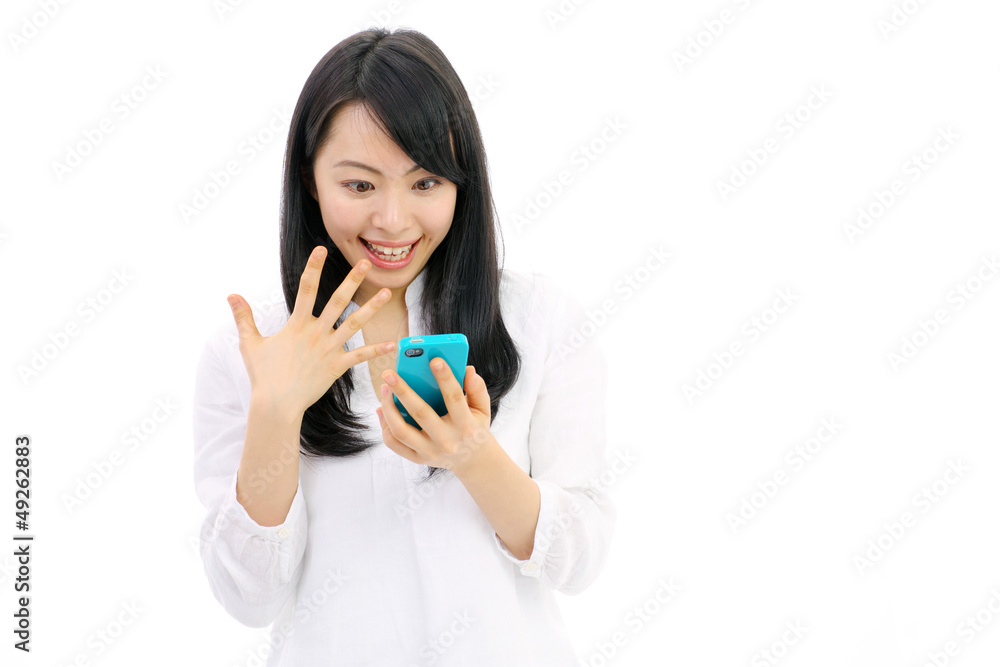驚く女の子 驚く女の子