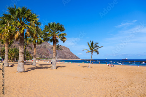 Beach Teresitas in Tenerife - Canary Islands