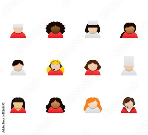 People icons set