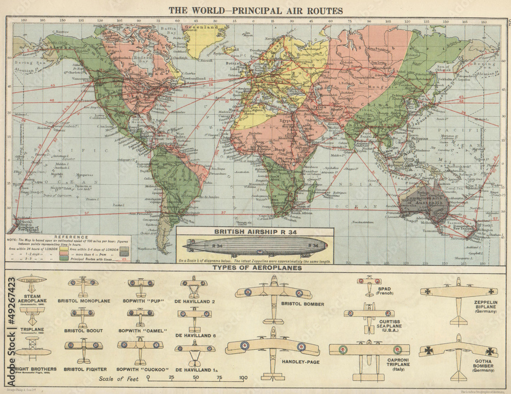Obraz premium world map