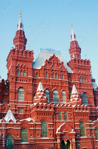 Historical museum, Red Square, Moscow, Russia