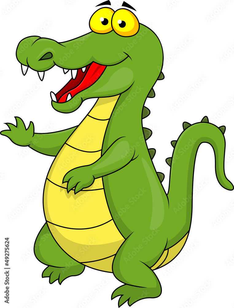 Fototapeta premium Crocodile cartoon