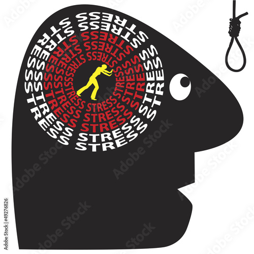 Man stressed by woman thinks about killing her
