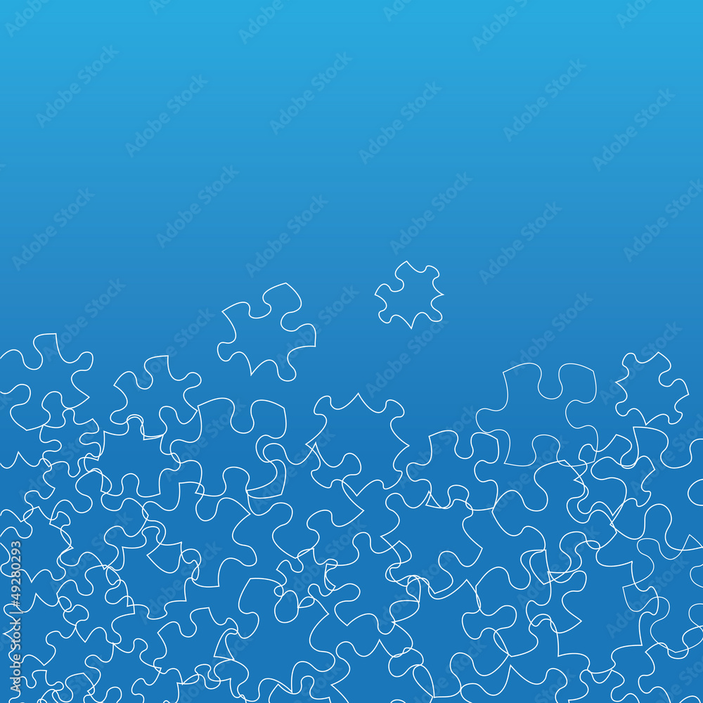 chute puzzle sur fond bleu chute puzzle sur fond bleu