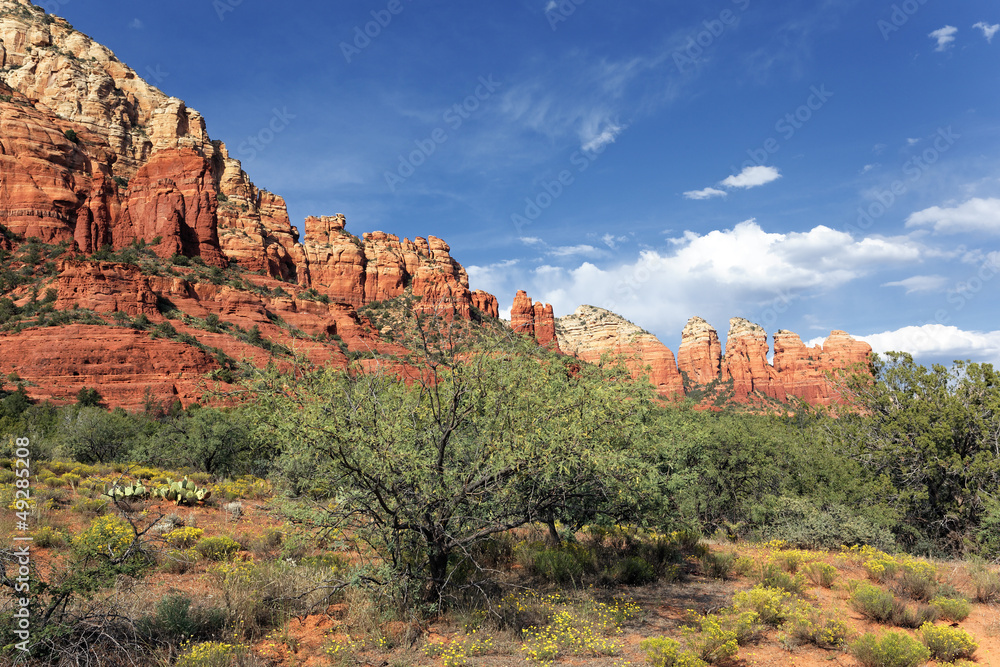 Dusk approaching in the wilderness landscape