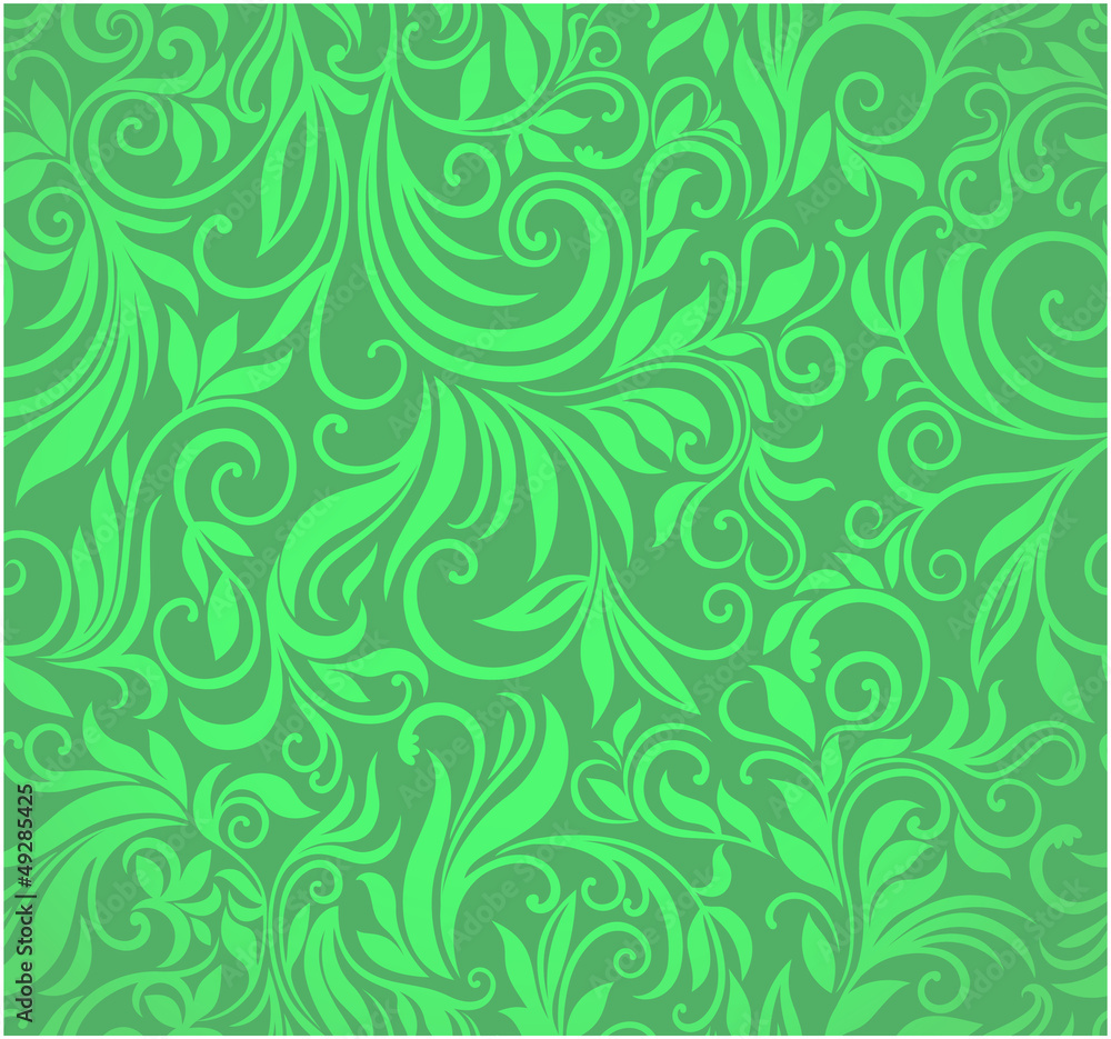 Hand-drawn floral seamless pattern Hand-drawn floral seamless pattern