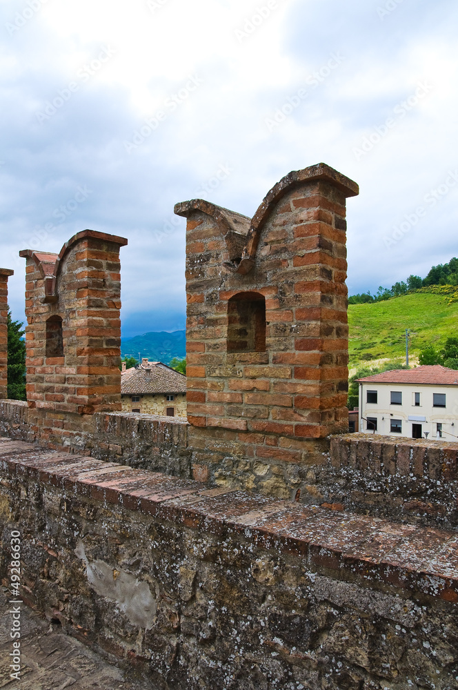 Castle of Vigoleno. Emilia-Romagna. Italy.