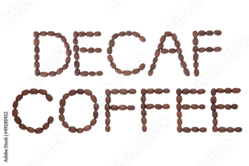 Принти на полотні Decaf Coffee Sign