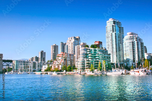 Vancouver skyline at False Creek, British Columbia, Canada © JFL Photography
