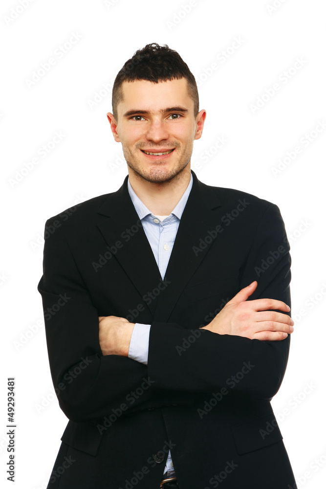 Portrait of a successful businessman standing Portrait of a successful businessman standing