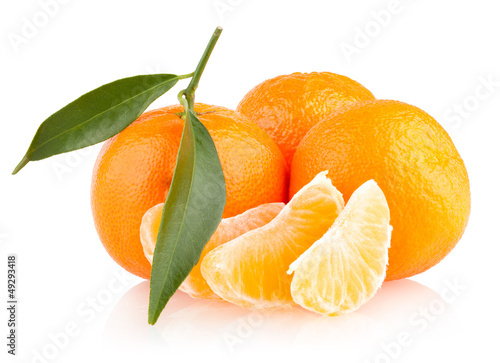 ripe mandarins