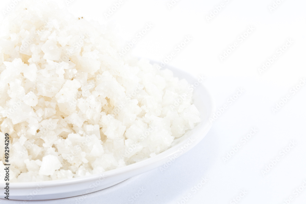 white rice on dish