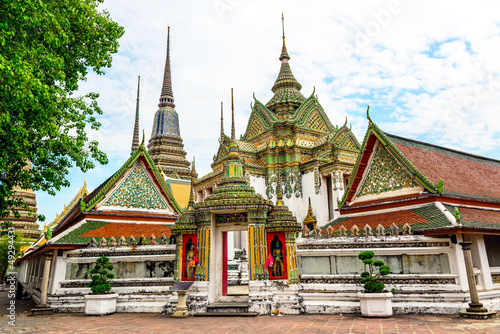 Wallpaper Mural Medicine pavilion of Wat Pho temple in Bangkok, Thailand. Torontodigital.ca