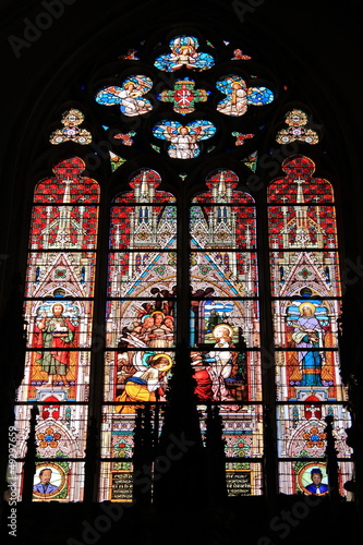 Stained glass window