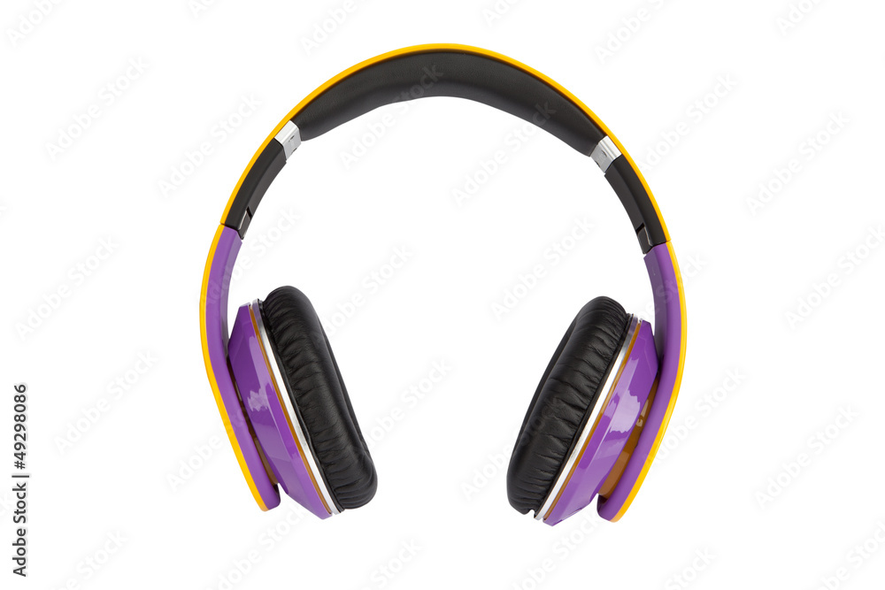 Headphones isolated on a white background Headphones isolated on a white background