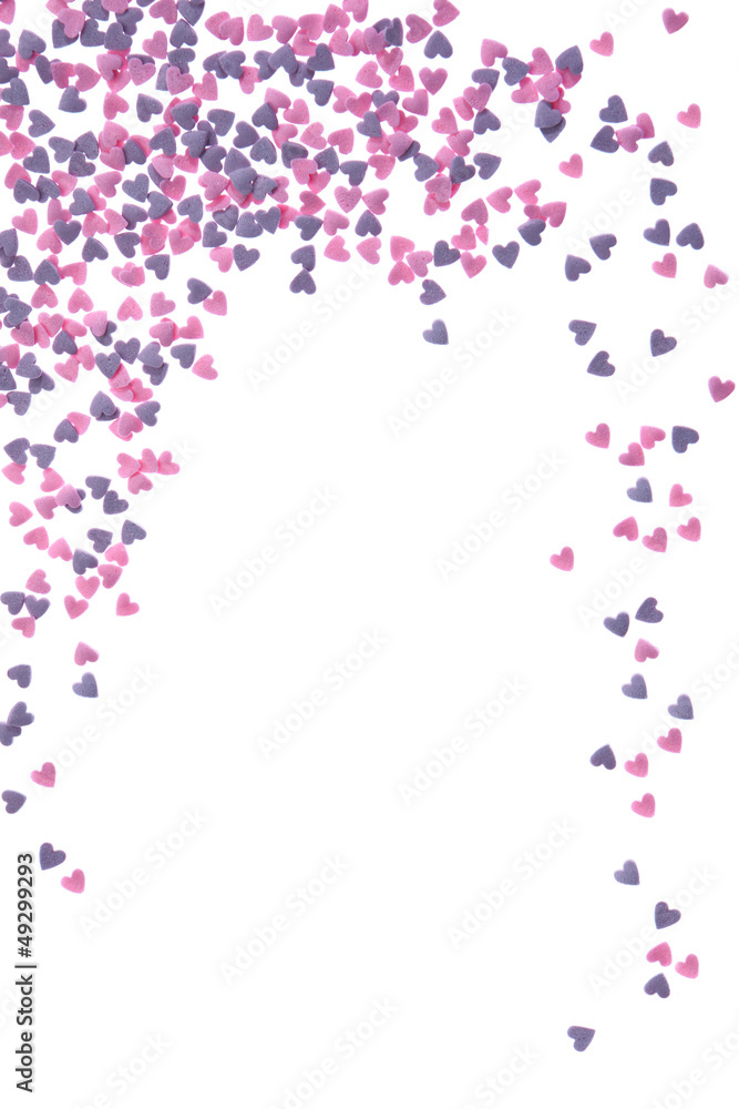 Pink hearts candy Pink hearts candy