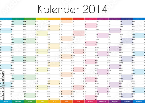 Kalender 2014 - DE