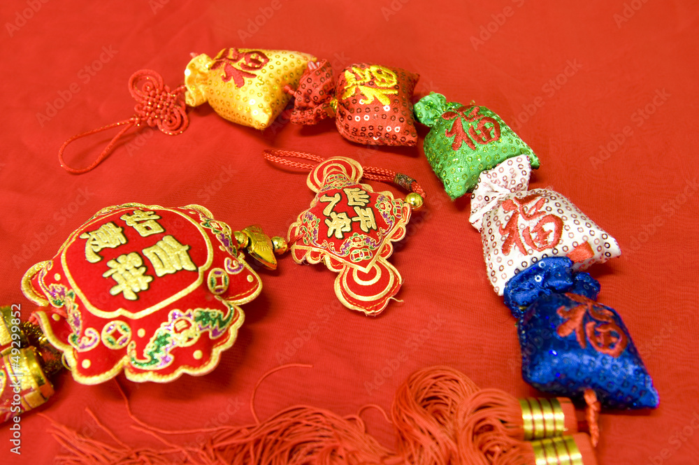 中国春节装饰品