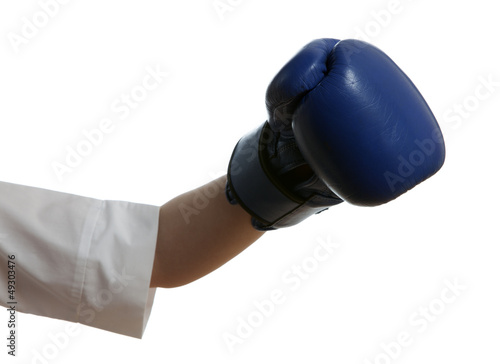 hand in boxing glove © Cherkas