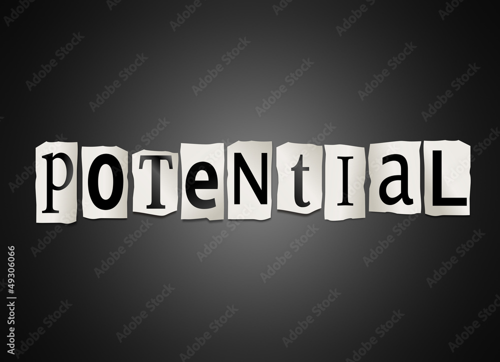 Obraz premium Potential concept.