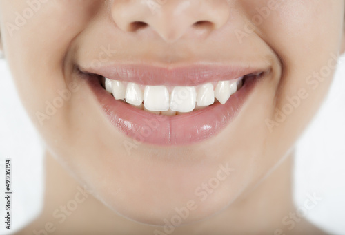 Woman smile and teeth