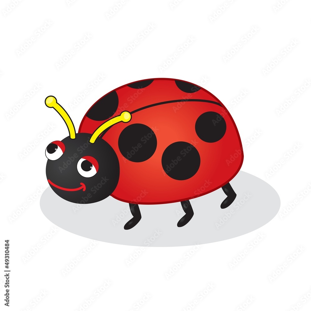 Bug toy vector illustration. Isolated on white. Bug toy vector illustration. Isolated on white.