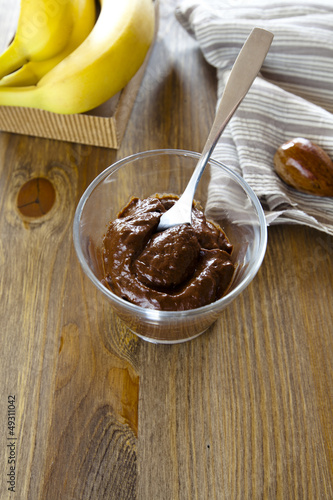 raw food pudding czekolodowy