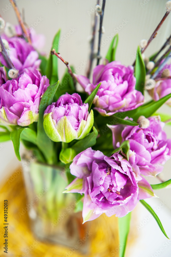 beautiful spring flowers in vase beautiful spring flowers in vase