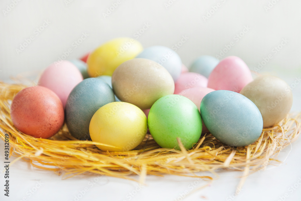 easter eggs in the nest easter eggs in the nest