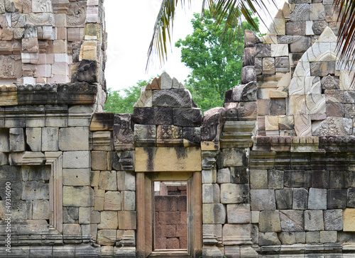 Prasat Sadok Kok Thom, temple in Sa Kaeo Province, Thailand. photo