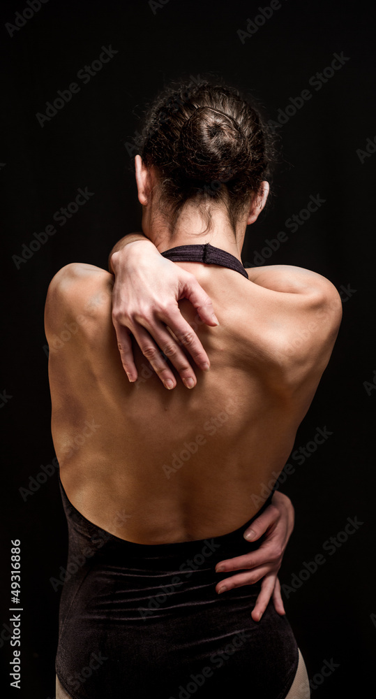 beauty from behind, backs and hands